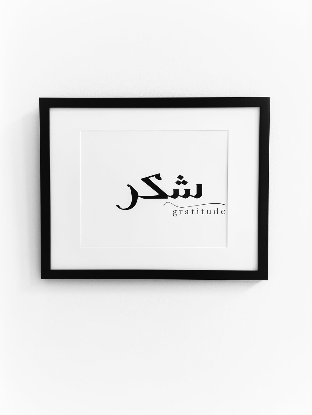 Gratitude… Shukr… شكر Frame